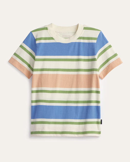 Shop Women's Cotton Short-Sleeve Deschutes Stripe Tee - Pendleton Special Offer