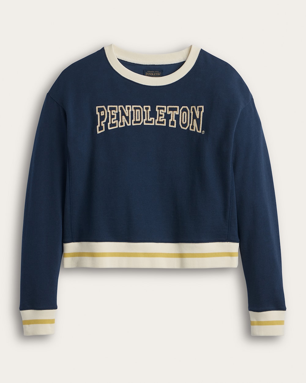 Shop Women's Logo French Terry Pullover in Tops - Pendleton New