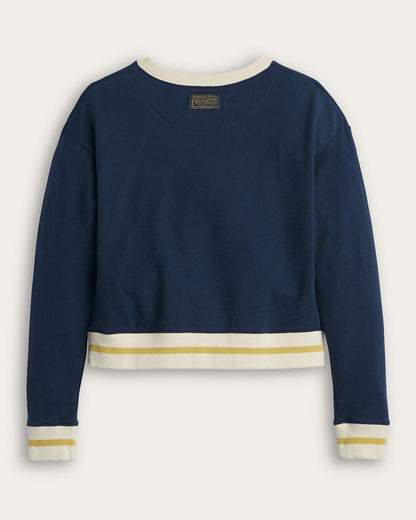 Shop Women's Logo French Terry Pullover in Tops - Pendleton New