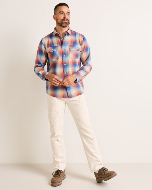 Shop Men's Plaid Long Sleeve Cotton Beach Shack Shirt - Pendleton Featured