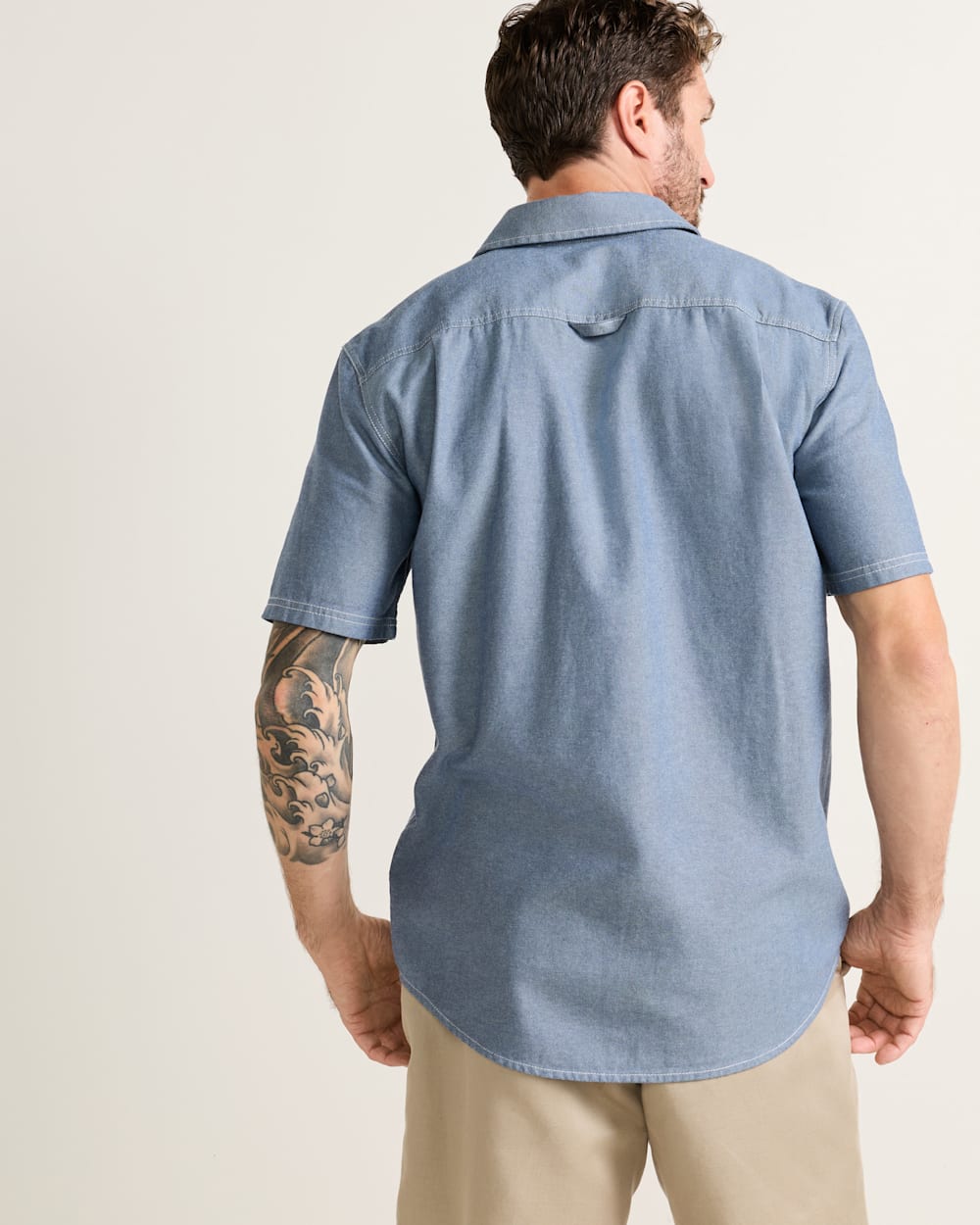 Shop Men's Short-Sleeve Cotton Twill Bayside Shirt - Pendleton Featured