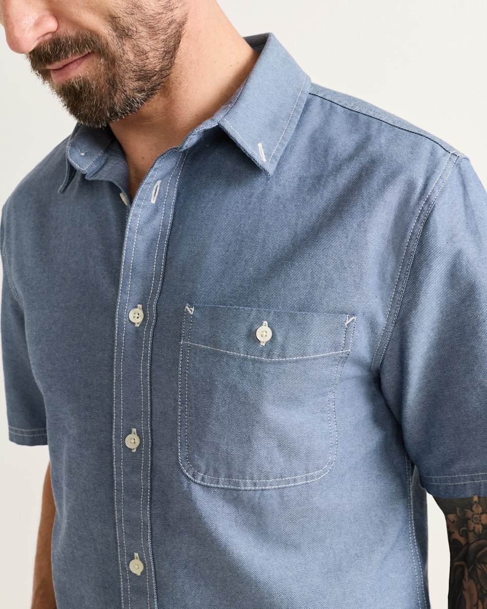 Shop Men's Short-Sleeve Cotton Twill Bayside Shirt - Pendleton Featured