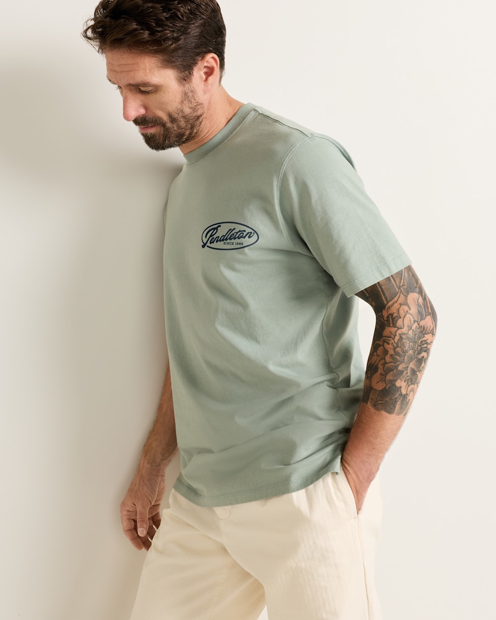 Shop Men's Short-Sleeve Deschutes Salmon Graphic Tee - Pendleton Hot Sale