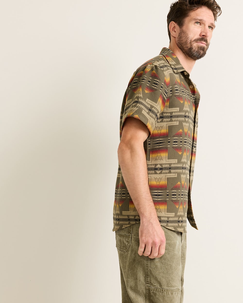 Shop Men's Short-Sleeve Doublesoft Cotton Gateway Shirt - Pendleton Discount