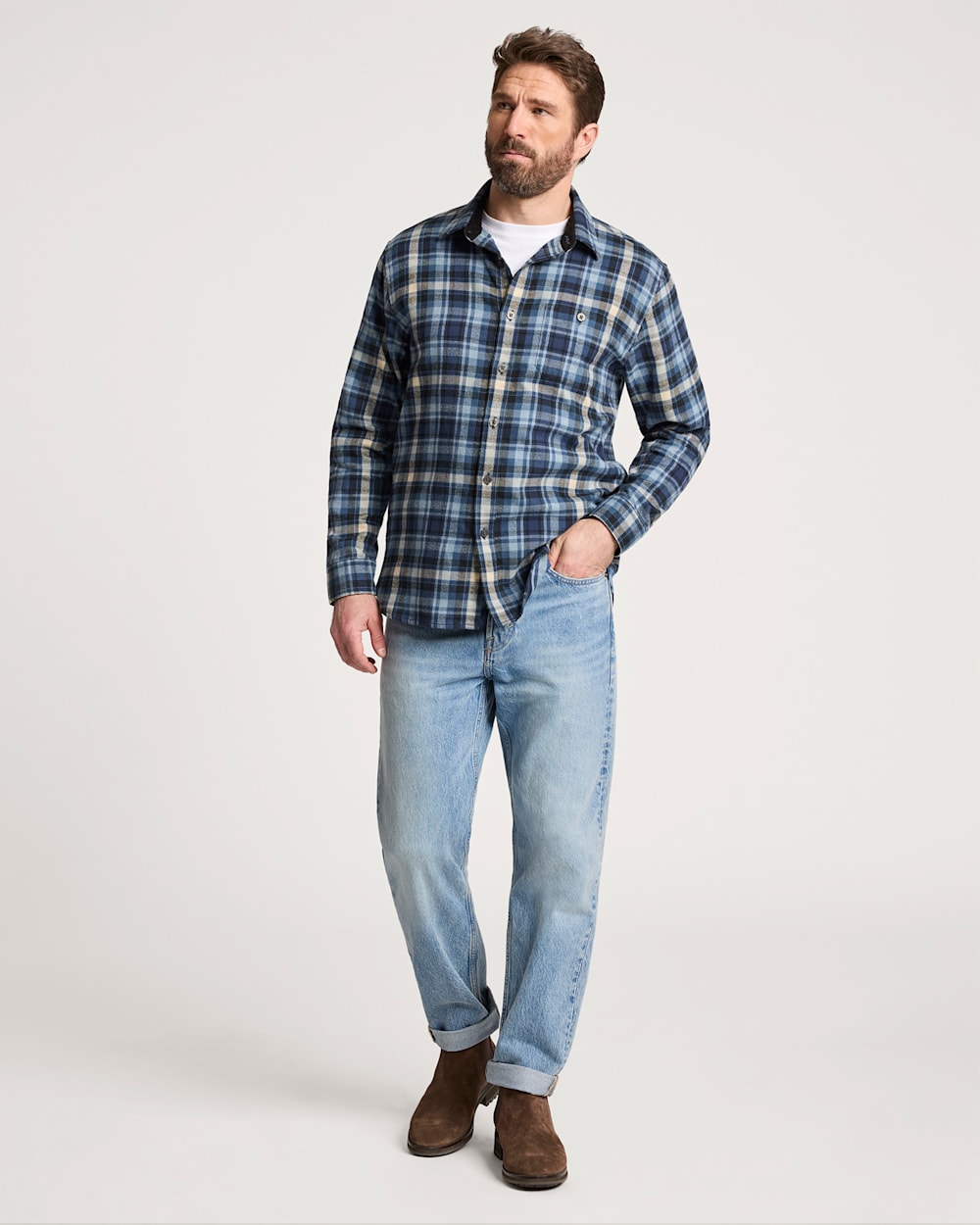 Shop Men's Plaid Cotton Fremont Flannel Shirt Tops - Pendleton Latest