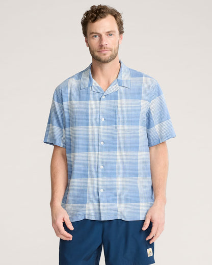 Shop Men's Plaid Linen Camp Shirt for Casual Comfort - Pendleton Value