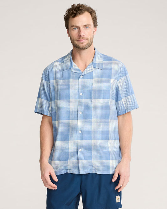 Shop Men's Plaid Linen Camp Shirt for Casual Comfort - Pendleton Value