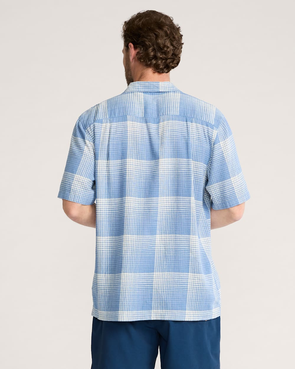 Shop Men's Plaid Linen Camp Shirt for Casual Comfort - Pendleton Value