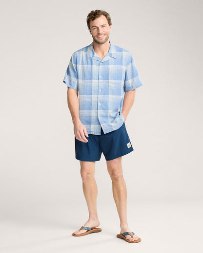 Shop Men's Plaid Linen Camp Shirt for Casual Comfort - Pendleton Value