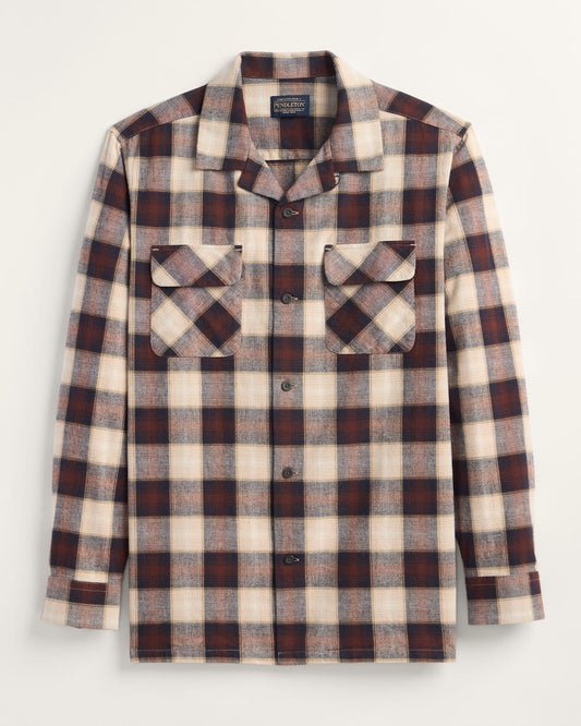 Buy Men's Long Sleeve Plaid Cotton Board Shirt Tops - Pendleton Trusted