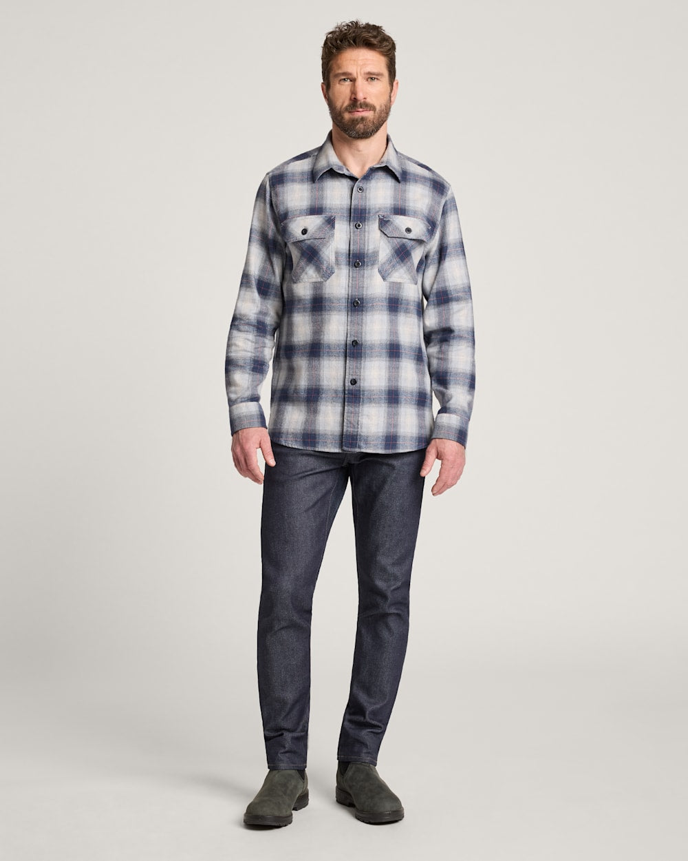 Shop Men's Plaid Burnside Flannel Shirt in Shirts - Pendleton Popular