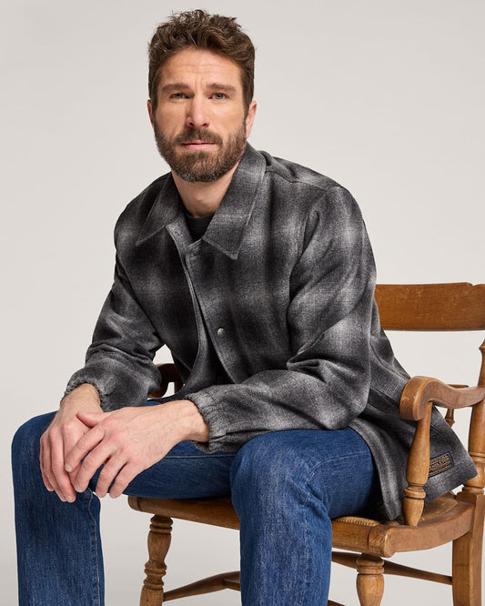 Shop Men's Quilted Wool Coaches Jacket in Outerwear - Pendleton Recommended