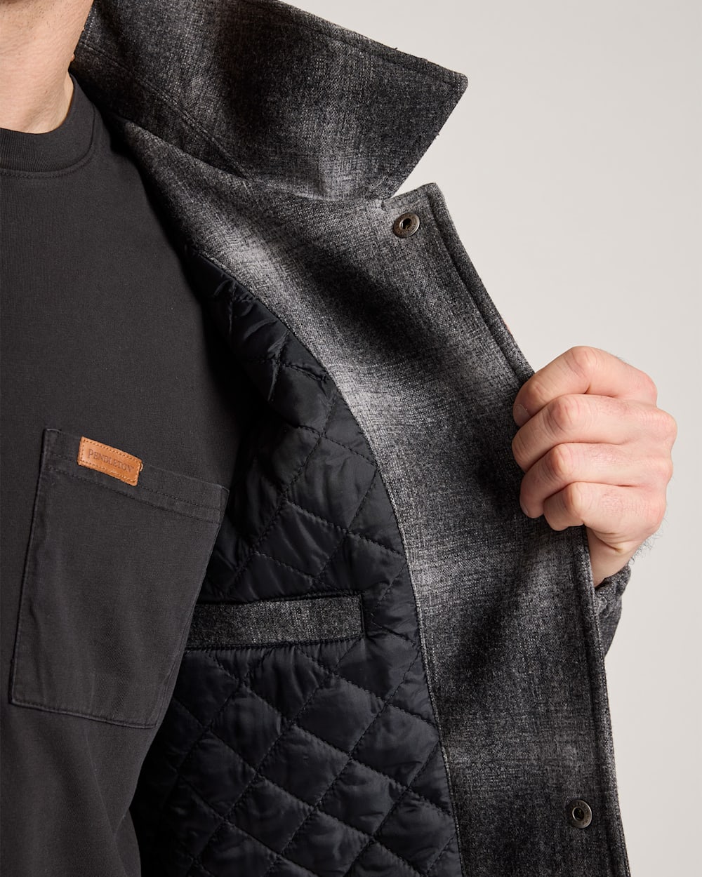 Shop Men's Quilted Wool Coaches Jacket in Outerwear - Pendleton Recommended