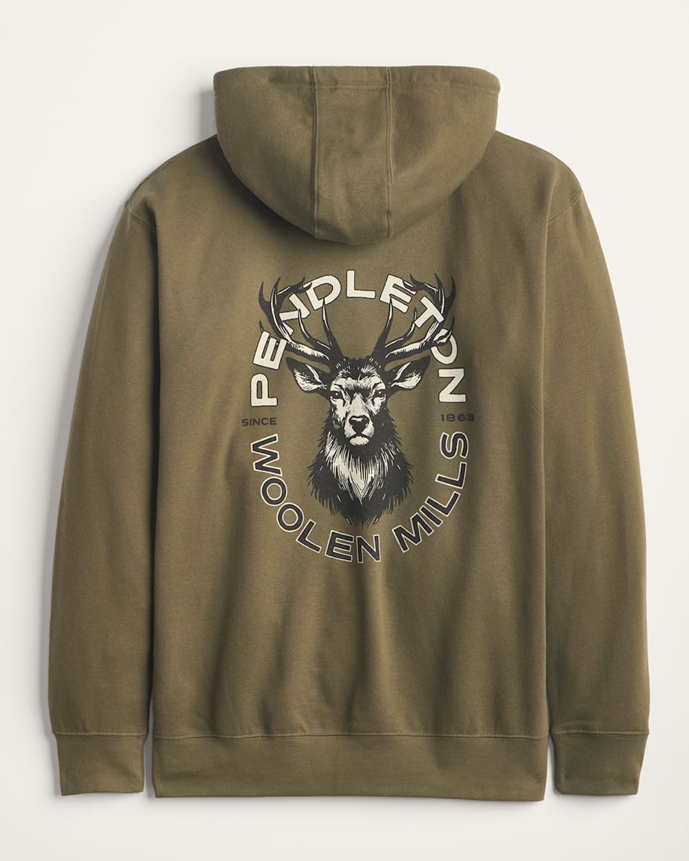 Shop Men's Long-Sleeve Stag Graphic Hoodie in Sweatshirts - Pendleton Classic