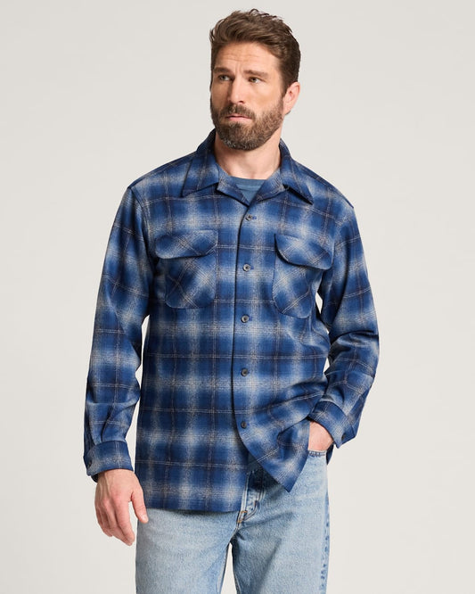 Shop Men's Plaid Wool Board Shirt: Stylish Comfort - Pendleton Best Price