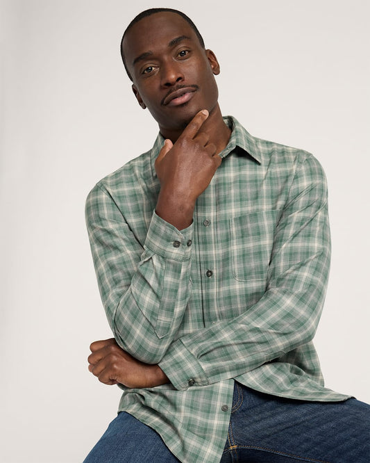 MEN'S PLAID MERINO LODGE SHIRT - Pendleton Deals