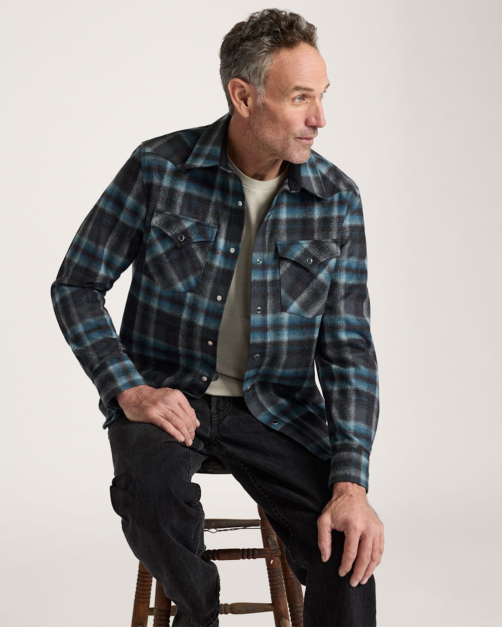 Shop Men's Plaid Snap-Front Western Canyon Shirt - Pendleton Trusted