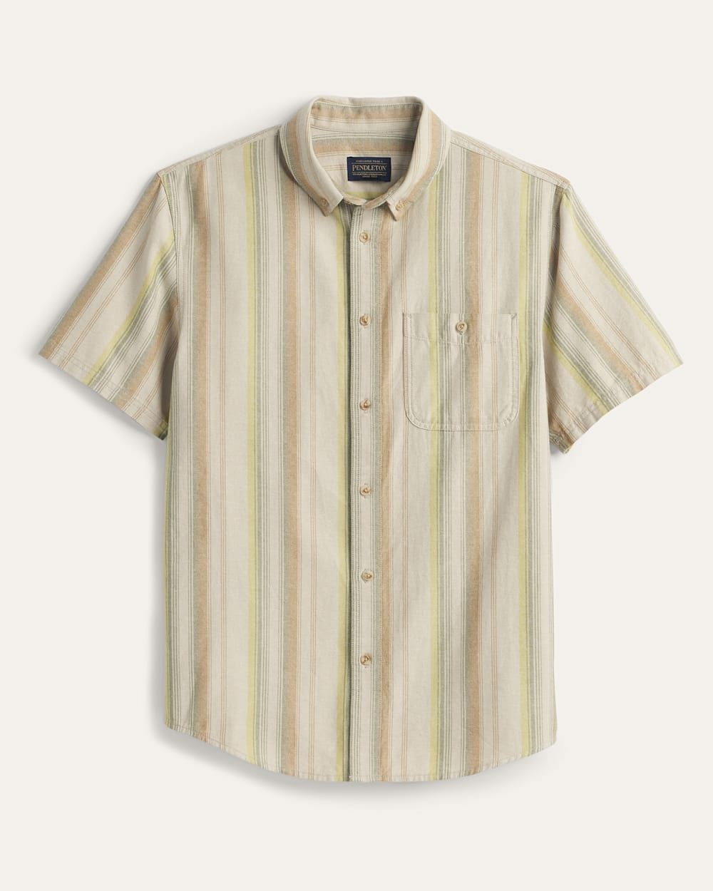 Shop Men's Short-Sleeve Stripe Cotton Bayside Shirt - Pendleton Special Offer