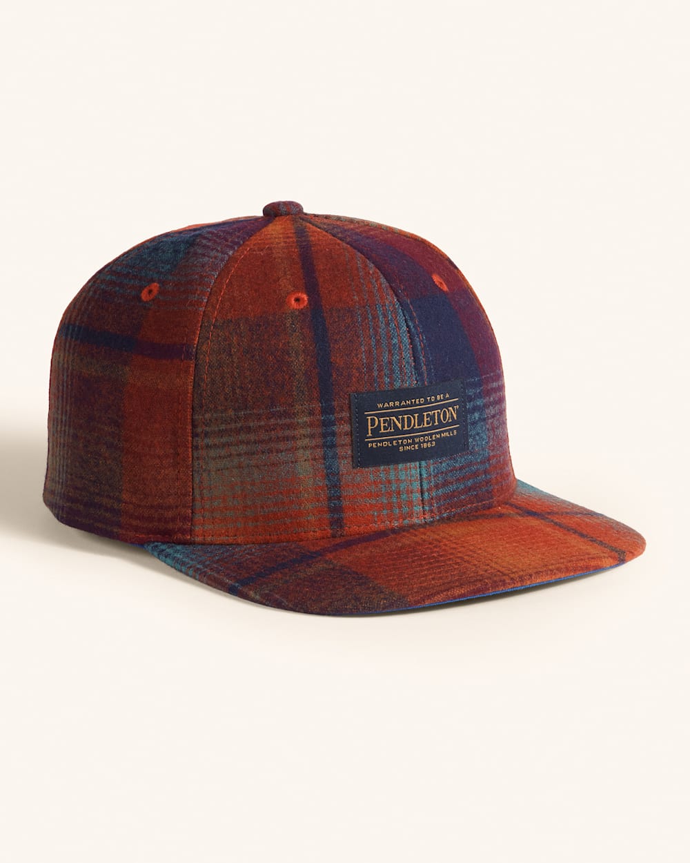 Shop Plaid Flat Brim Hat for Making a Statement - Pendleton Recommended