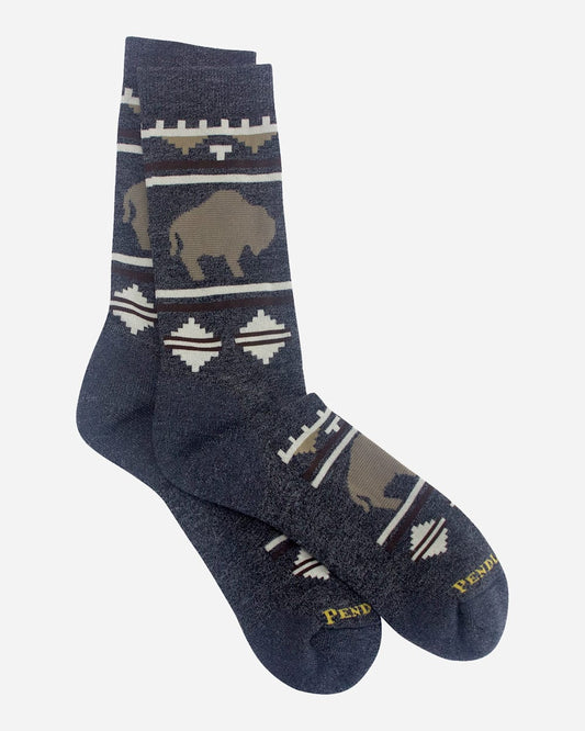 Roaming Bison Camp Socks - Pendleton Everyday