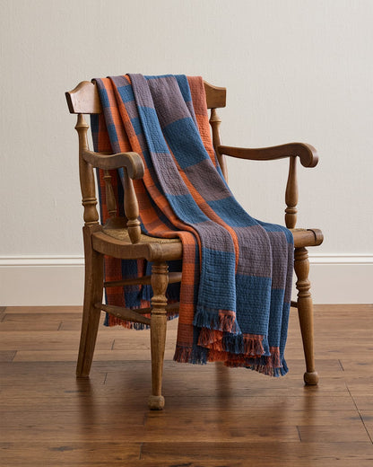 Shop Organic Cotton Plaid Fringed Throw - Pendleton New