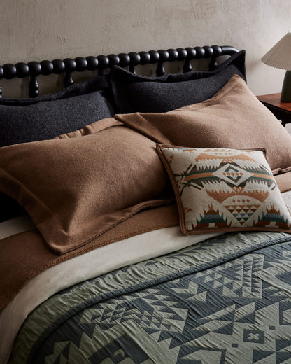 Shop Eco-Wise Wool Easy-Care Sham - Pendleton Trending