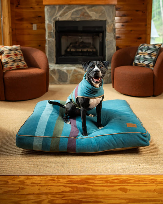 CABIN STRIPE PET BED - NAPPER - Pendleton Essential