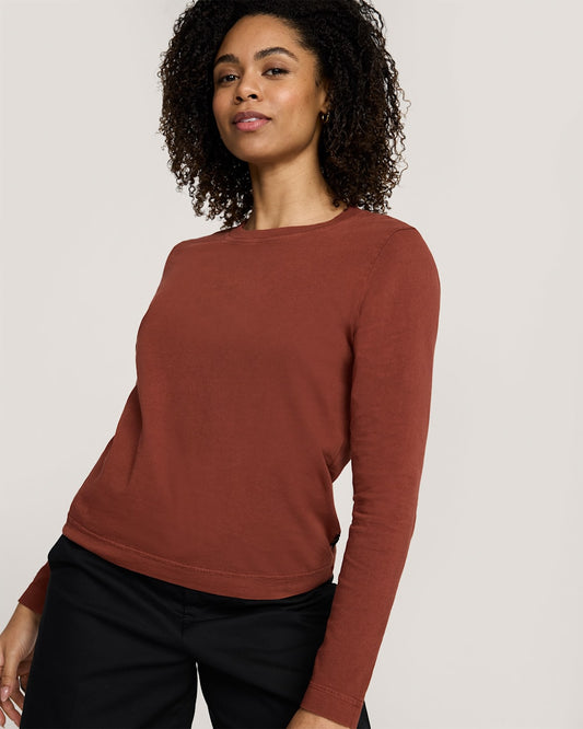 Shop Long-Sleeve Women's Deschutes Tee - Now on Sale - Pendleton Recommended