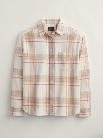 Shop Cozy Women's Plaid Flannel Boyfriend Shirt on sale! - Pendleton Great Value