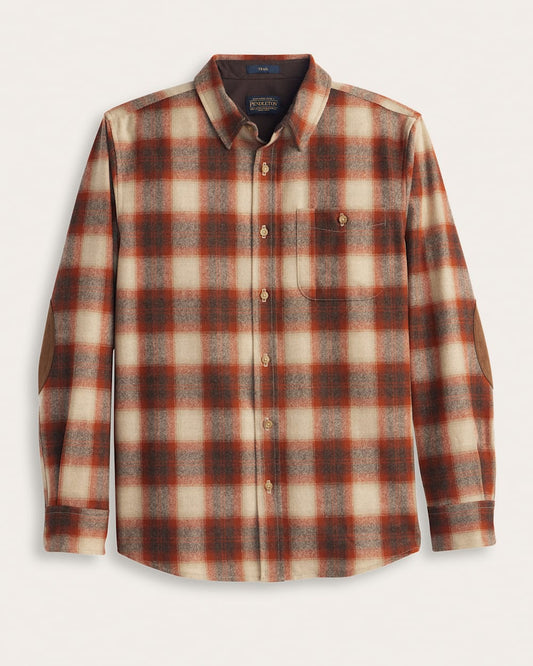 MEN'S PLAID ELBOW-PATCH TRAIL SHIRT - Pendleton Great Value