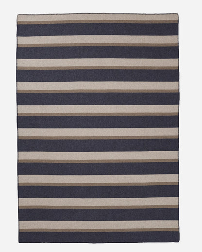 Eco-Wise Wool Stripe Blanket in Retiring Colors - Pendleton Quality