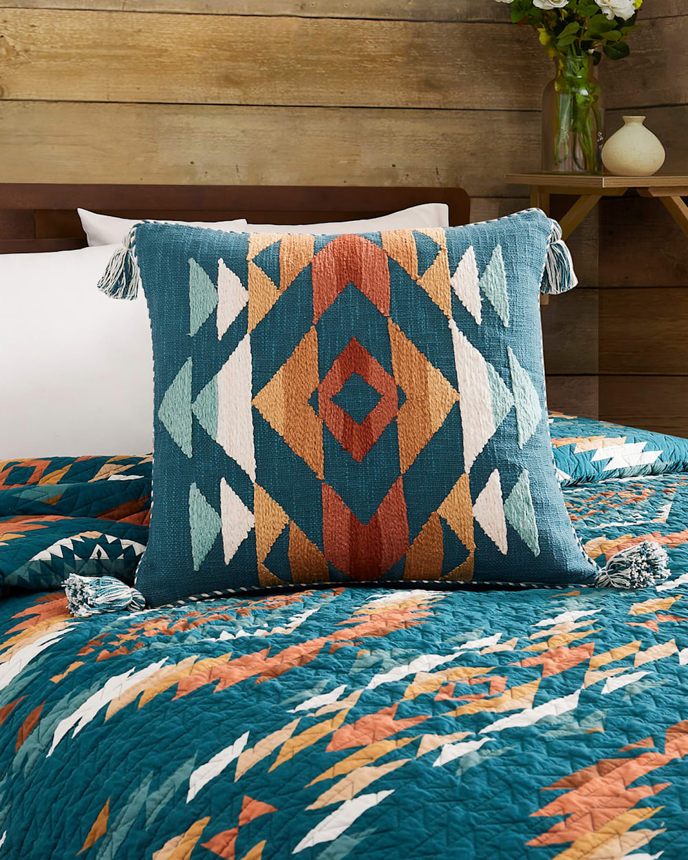Summerland Embroidered Square Pillow - Pendleton Trending