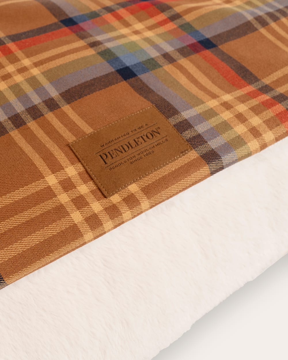 Shop Desert Plaid Burrow Pet Bed in Pet Accessories - Pendleton Smart Buy