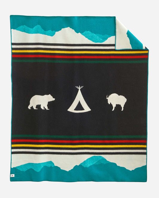 Luxurious Comfort of Crown of Continent Blanket - Pendleton Classic