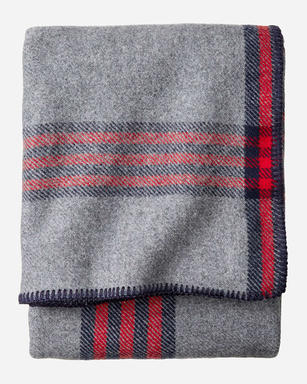 Shop Eco-Wise Wool Plaid/Stripe Blanket On Sale - Pendleton Essential