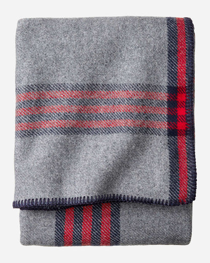 Shop Eco-Wise Wool Plaid/Stripe Blanket On Sale - Pendleton Essential
