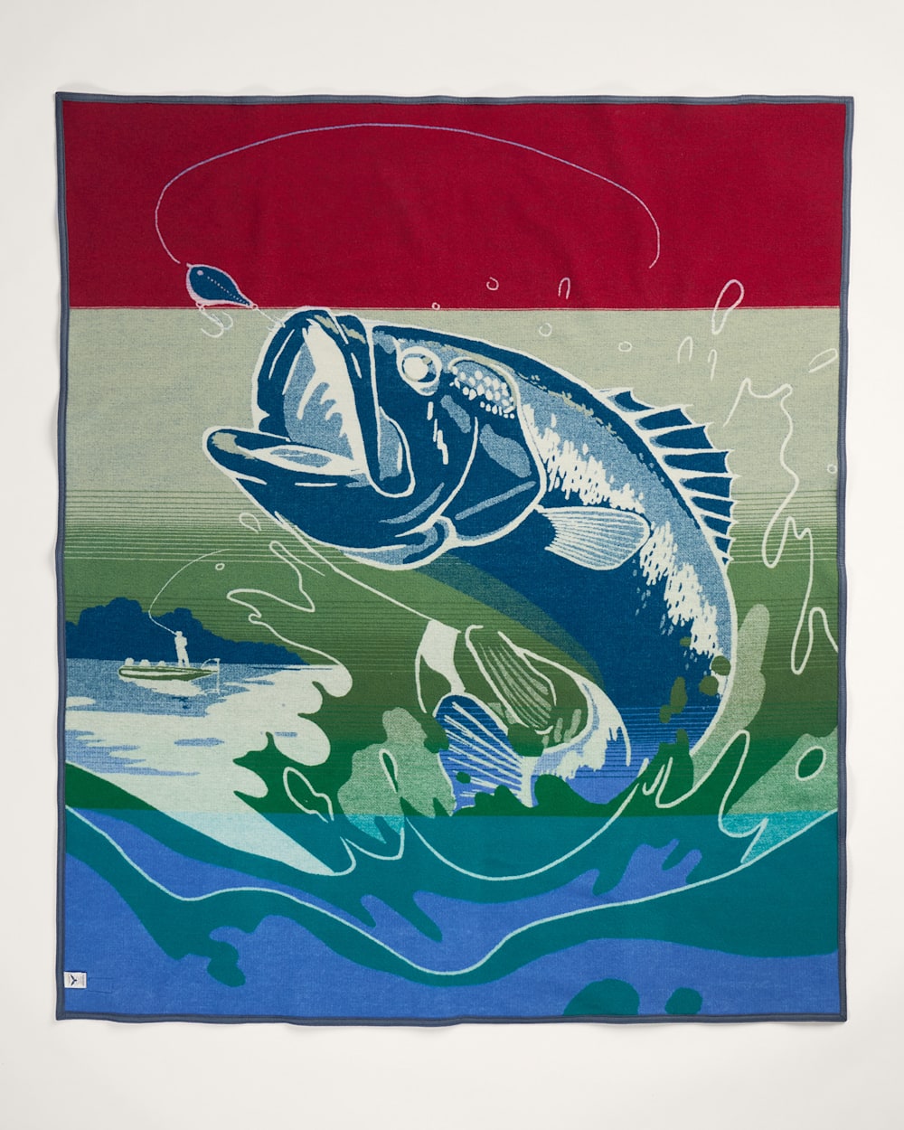 Shop Big Bass Blanket Vibrant Wool Fishing Home Decor - Pendleton Trusted