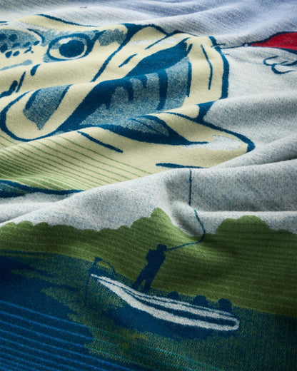 Shop Big Bass Blanket Vibrant Wool Fishing Home Decor - Pendleton Trusted